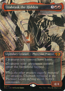 Urabrask the Hidden (Halo Foil) (MUL-153) (Showcase) (Borderless) [Multiverse Legends] Foil