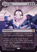 Grave Pact (WOT-029) (Showcase) (Borderless) [Wilds of Eldraine: Enchanting Tales] Foil