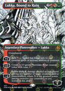 Lukka, Bound to Ruin (Borderless) (Step-And-Compleat Foil) (ONE-467) (Showcase) [Phyrexia: All Will Be One] Foil