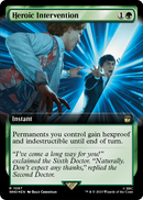 Heroic Intervention (Extended Art) (Surge Foil) (WHO-1067) [Doctor Who] Foil