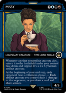 Missy (Showcase) (Surge Foil) (WHO-1137) (Borderless) [Doctor Who] Foil
