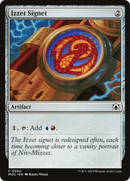 Izzet Signet (MOC-362) [March of the Machine Commander]