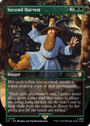 Second Harvest (Borderless) (LTC-530) [Tales of Middle-earth Commander] Foil
