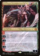 Lukka, Bound to Ruin (Phyrexian) (ONE-328) (Showcase) [Phyrexia: All Will Be One] Foil