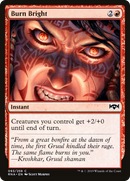 Burn Bright (RNA-093) [Ravnica Allegiance]