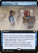 Sakashima's Will (Extended Art) (CMR-642) [Commander Legends] Foil