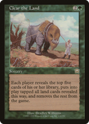 Clear the Land (MMQ-235) [Mercadian Masques]
