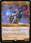 Sram, Senior Edificer (Halo Foil) (MUL-136) (Showcase) [Multiverse Legends] Foil