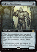 Solemn Simulacrum (FDN-729) (Extended Art) [Foundations] Foil