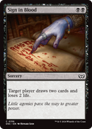 Sign in Blood (DSC-156) [Duskmourn: House of Horror Commander]