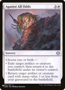 Against All Odds (LIST-ONE-1) [The List]