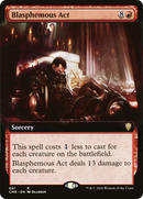 Blasphemous Act (Extended Art) (CMR-661) [Commander Legends] Foil
