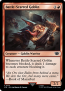 Battle-Scarred Goblin (LTR-115) [The Lord of the Rings: Tales of Middle-earth] Foil
