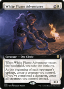 White Plume Adventurer (Extended Art) (CLB-558) [Commander Legends: Battle for Baldur's Gate] Foil