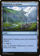 Memorial to Genius (DOM-243) [Dominaria]