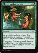Monstrous Emergence (DSK-191) [Duskmourn: House of Horror] Foil