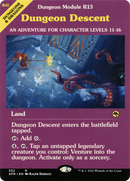 Dungeon Descent (Dungeon Module) (AFR-352) (Showcase) [Adventures in the Forgotten Realms] Foil