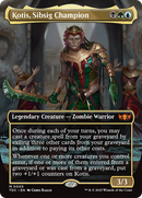 Kotis, Sibsig Champion (Borderless) (TDC-005) [Commander: Tarkir: Dragonstorm] Foil