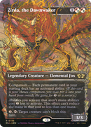 Zirda, the Dawnwaker (Halo Foil) (MUL-195) (Showcase) (Borderless) [Multiverse Legends] Foil