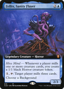 Zellix, Sanity Flayer (Extended Art) (CLB-619) [Commander Legends: Battle for Baldur's Gate]
