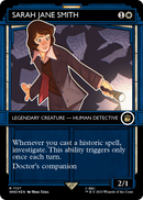 Sarah Jane Smith (Showcase) (Surge Foil) (WHO-1127) (Borderless) [Doctor Who] Foil