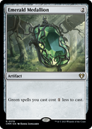 Emerald Medallion (CMM-379) [Commander Masters] Foil
