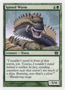 Spined Wurm (8ED-279) [8th Edition] Foil