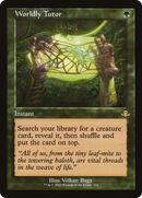 Worldly Tutor (Retro Frame) (DMR-353) [Dominaria Remastered] Foil
