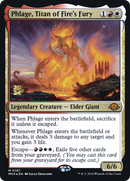 Phlage, Titan of Fire's Fury (PRE-197) [Modern Horizons 3 Promos] Foil