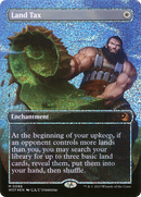 Land Tax (Anime Borderless) (Confetti Foil) (WOT-086) [Wilds of Eldraine: Enchanting Tales] Foil