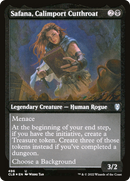 Safana, Calimport Cutthroat (Foil Etched) (CLB-496) [Commander Legends: Battle for Baldur's Gate] Foil