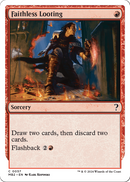 Faithless Looting (White Border) (MB2-057) [Mystery Booster 2]