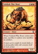 Vulshok War Boar (DST-072) [Darksteel] Foil