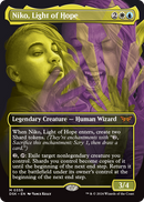 Niko, Light of Hope (Showcase) (DSK-355) (Borderless) [Duskmourn: House of Horror] Foil