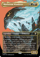 Maelstrom Wanderer (Borderless) (CMM-684) [Commander Masters] Foil