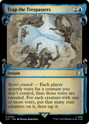 Trap the Trespassers (Showcase Scrolls) (LTC-427) [Tales of Middle-earth Commander] Foil