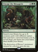 Uncage the Menagerie (HOU-137) [Hour of Devastation] Foil