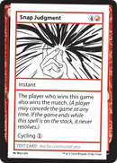 Snap Judgment [Mystery Booster 2]