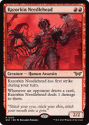 Razorkin Needlehead (DSK-153) [Duskmourn: House of Horror] Foil
