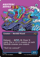 Mindspring Merfolk (Borderless) (DFT-335) [Aetherdrift] Foil