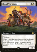 Loyal Warhound (Extended Art) (AFR-363) [Adventures in the Forgotten Realms] Foil