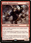 Goblin Rabblemaster (DDT-046) [Duel Decks: Merfolk vs. Goblins]