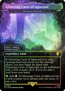 Glittering Caves of Aglarond - Gemstone Caverns (Serial Numbered) (LTC-394) (Borderless) [Tales of Middle-earth Commander] Foil