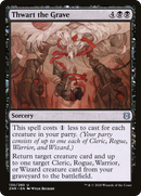 Thwart the Grave (ZNR-130) [Zendikar Rising] Foil