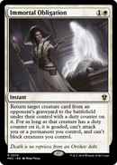Immortal Obligation (MKC-010) [Murders at Karlov Manor Commander]