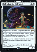 Toby, Beastie Befriender (PRE-035) [Duskmourn: House of Horror Promos] Foil