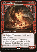 Inferno Titan (SLD-224) (Showcase) [Secret Lair Drop]