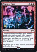 Waltz of Rage (PRE-165) [Duskmourn: House of Horror Promos] Foil