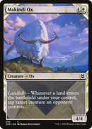Makindi Ox (ZNR-293) (Showcase) [Zendikar Rising] Foil