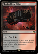 Shadowblood Ridge (WHO-303) [Doctor Who] Foil